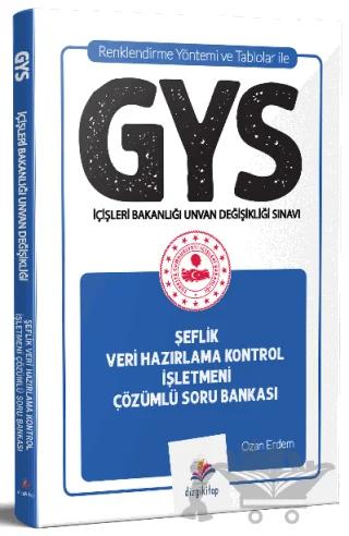 2021 GYS İçişleri Bakanlığı Şeflik, Veri Hazırlama Kontrol İşletmenliği Soru Bankası Çözümlü Görevde Yükselme