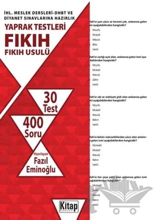 Fıkıh-Fıkıh Usulü – Kolektif – Kitap Dünyası Yayınları kitap kapağı