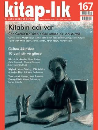 Kitap-lık Sayı: 167 Aylık Edebiyat Dergisi