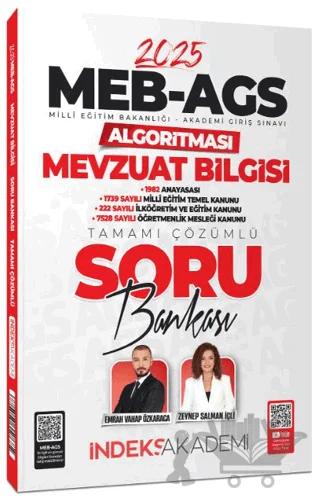 2025 MEB-AGS Algoritması Mevzuat Bilgisi Soru Bankası Çözümlü