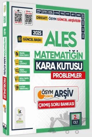 2025 ALES Matematiğin Kara Kutusu 2. Cilt Problem Konu Özetli Dijital Çözümlü ÖSYM Çıkmış Soru Bankası