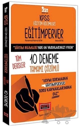 2021 KPSS Eğitim Bilimleri Eğitimperver 10 Deneme Tamamı Çözümlü