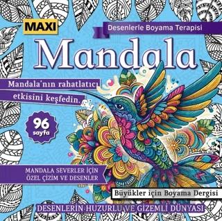 Maxi Mandala Desenlerle Boyama Terapisi 14