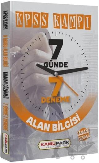 2018 KPSS Kampı KPSS A Grubu 7 Günde 7 Deneme