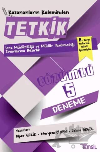 İcra Müdürlüğü ve Müdür Yardımcılığı Sınavlarına Hazırlık Çözümlü 5 Deneme