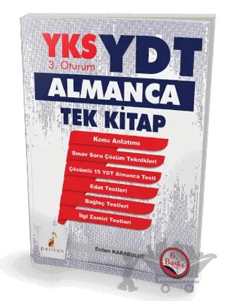 YKS-YDT 3. Oturum Almanca Tek Kitap