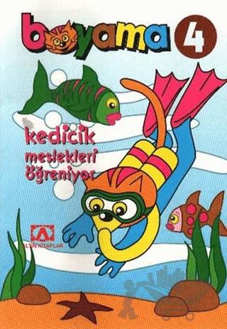Boyama 4 Kedicik Meslekleri Öğreniyor