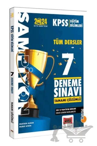2024 Eğitim Bilimleri Tamamı Çözümlü Şampiyon 7 Deneme Sınavı