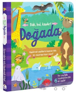Bak, Bul, Kaydır - Doğada – Kolektif – İndigo Çocuk kitap kapağı