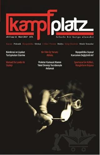 Kampfplatz Cilt: 4 Sayı: 11 - Mart 2017
