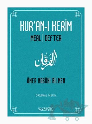 Kur’an-ı Kerim Meal Defter