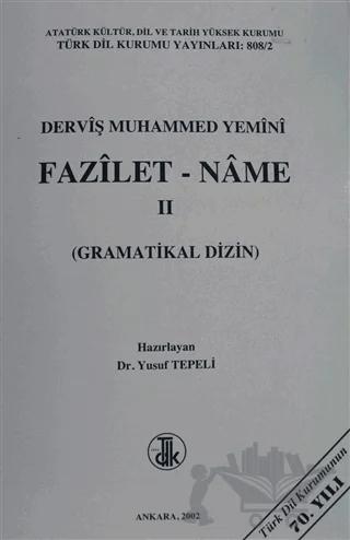 Derviş Muhammed Yemini Fazilet - Name Cilt: 2