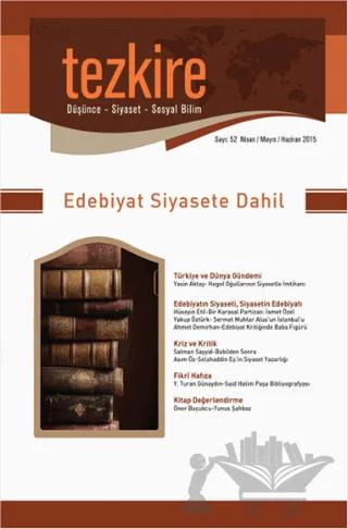 Tezkire Dergisi Sayı: 52 Nisan-Mayıs-Haziran 2015