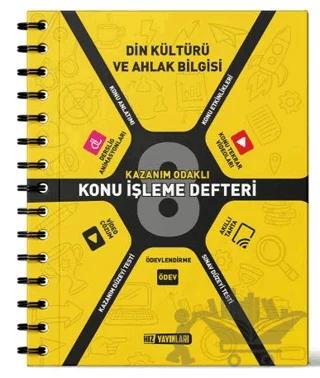 8. Sınıf Din Kültürü ve Ahlak Bilgisi Konu İşleme Defteri