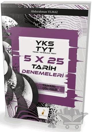 YKS TYT 5x25 Tamamı Çözümlü Tarih Denemeleri