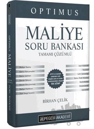KPSS A Grubu Optimus Maliye Tamamı Çözümlü Soru Bankası
