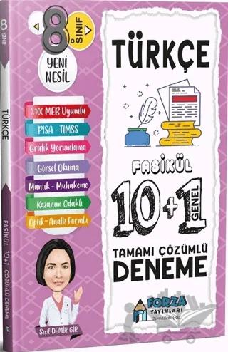 8. Sınıf LGS Türkçe Tamamı Çözümlü Fasikül 10 Branş 1 Genel Deneme