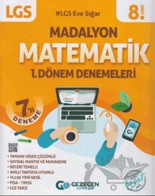 LGS 8. Sınıf Matematik 1. Dönem Madalyon 7'li Deneme – Kolektif – Gezegen Yayıncılık kitap kapağı