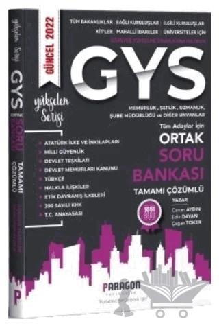 2022 GYS Tüm Kamu Kurumları Ortak Konular Soru Bankası Çözümlü Görevde Yükselme