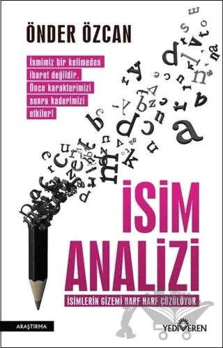 İsim Analizi – Önder Özcan – Yediveren Yayınları kitap kapağı