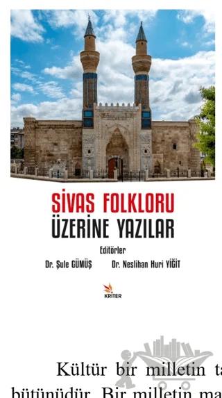 Sivas Folkloru Üzerine Yazılar