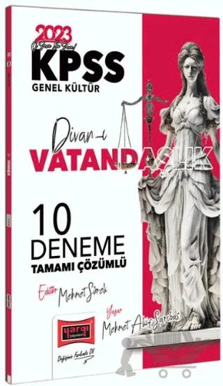 Yargı Yayınları 2023 KPSS Divan-ı Vatandaşlık Tamamı Çözümlü 10 Deneme