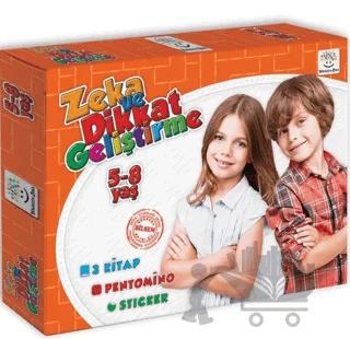 5-8 Yaş Zeka ve Dikkat Geliştirme Seti (Zeka Testleri, Okul ve Sınav Başarısı, Düşünme Becerileri, Problem Çözme) – Kolektif – Yükselen Zeka Yayınları kitap kapağı