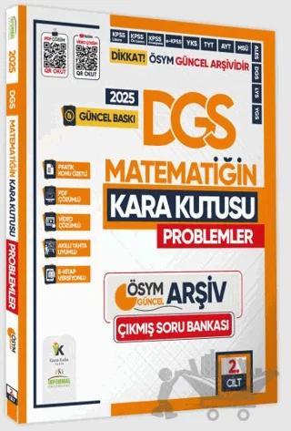2025 DGS Matematiğin Kara Kutusu 2. Cilt Problem Konu Özetli Dijital Çözümlü ÖSYM Çıkmış Soru Havuzu Bankası