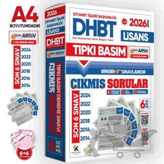 2026 KPSS-DHBT Lisans ÖSYM Çıkmış Soru Tıpkı Basım 6’lı Kitapçık Türkiye Geneli Deneme Paketi