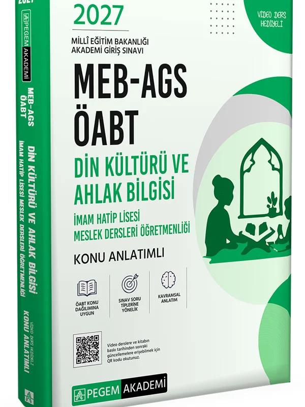 2027 MEB AGS ÖABT Din Kültürü ve Ahlak Bilgisi-İmam Hatip Lisesi Mes.Lisesi Öğr. Konu Anlatımlı