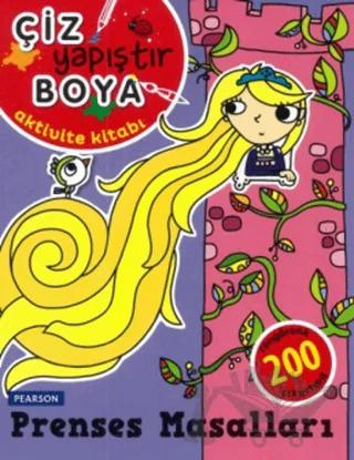 Çiz Yapıştır Boya - Prenses Masalları