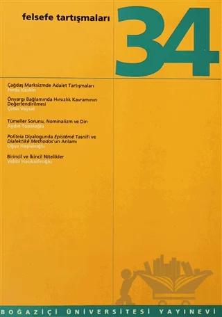 Felsefe Tartışmaları Sayı: 34