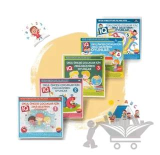 4-7 Yaş Çocuklar İçin IQ Zeka Geliştiren Oyunlar - 5 Kitap Takım