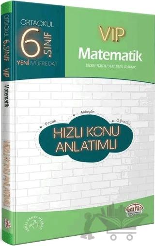 6. Sınıf VIP Matematik Hızlı Konu Anlatımlı
