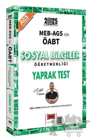 2025 MEB-AGS ÖABT Sosyal Bilgiler Öğretmenliği Yaprak Test