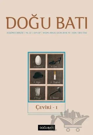 Doğu Batı Düşünce Dergisi Yıl: 22 Sayı: 87 - Çeviri - 1