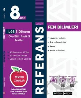 8. Sınıf 1. Dönem Tekrarı Referans Fen Bilimleri Fasikül Soru Bankası