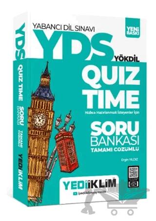 YDS - YÖKDİL Quiz Time Tamamı Çözümlü Soru Bankası