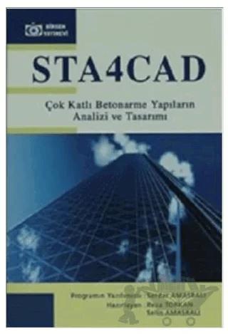STA4CAD Çok Katlı Betonarme Yapıların Analizi ve Tasarımı