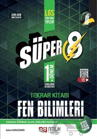 Süper 8 1. Dönem Fen Bilimleri Tekrar Kitabı
