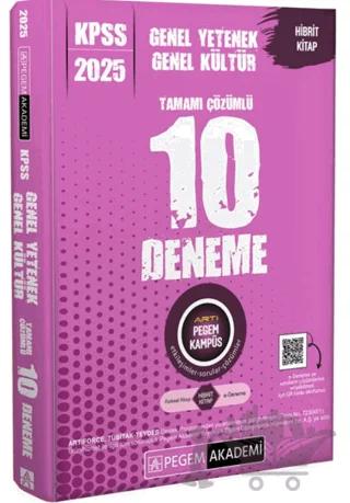 2025 KPSS Genel Yetenek Genel Kültür Tamamı Çözümlü 10 Deneme