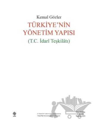 Türkiye’nin Yönetim Yapısı (T.C. İdari Teşkilatı)