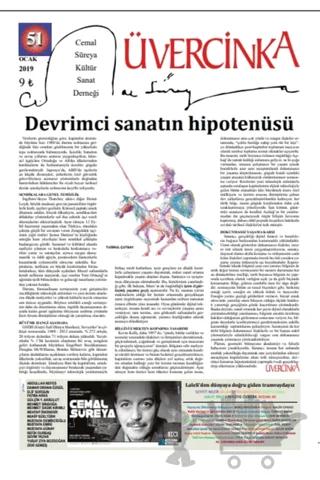 Üvercinka Dergisi Sayı: 51 Ocak 2019