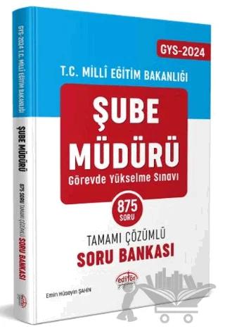Milli Eğitim Bakanlığı Şube Müdürü GYS Soru Bankası
