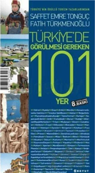 Türkiye’de Görülmesi Gereken 101 Yer – Fatih Türkmenoğlu – Boyut Yayın Grubu kitap kapağı
