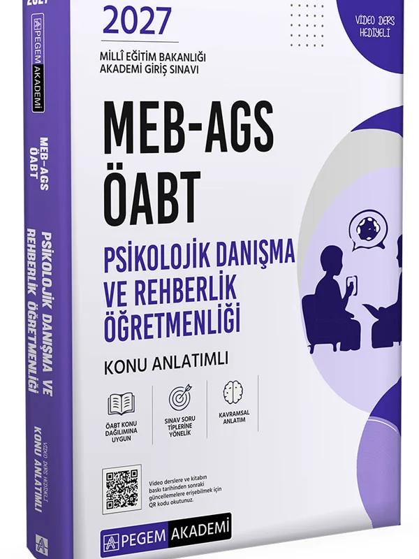 2027 MEB-AGS ÖABT Psikolojik Danışma ve Rehberlik Öğretmenliği Konu Anlatımlı