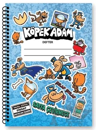 Köpek Adam Çizgili Defterler – Kolektif – Altın Kitaplar kitap kapağı