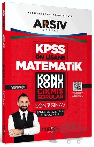 KPSS Ön Lisans Matematik Konu Konu Çıkmış Sorular Son 7 Sınav (2024 Dahil)