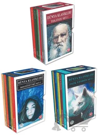 Tolstoy - Jack London - Dostoyevski Dünya Klasikleri Seti (30 Kitap)
