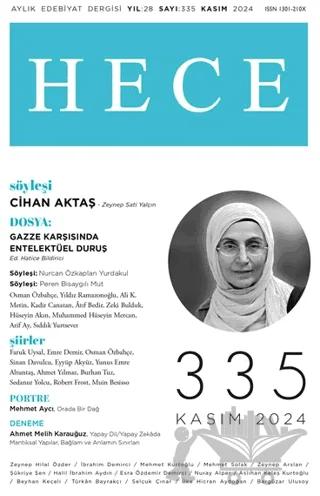 Hece Dergisi - Sayı 335 Kasım 2024